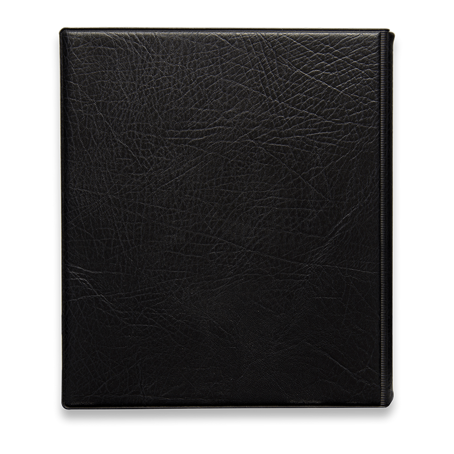 Ringbuch aus Kunststoff in Schwarz Ringbuch aus Kunststoff in Schwarz