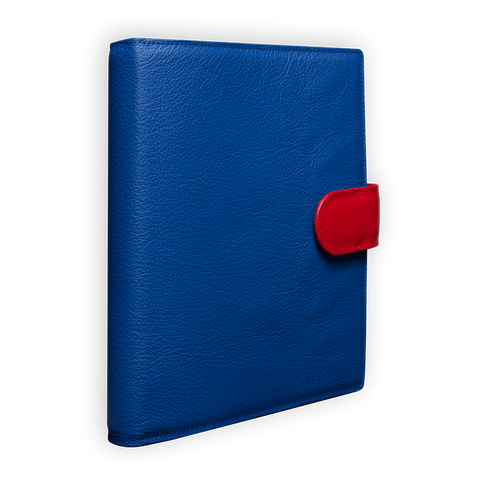 Das Bunte Ringbuch blau mit roter austauschbarer Lasche 1