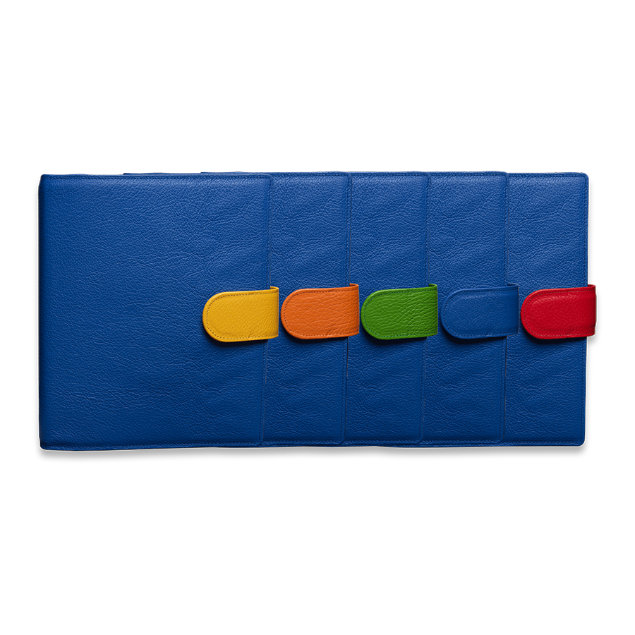 Das Bunte Ringbuch blau mit austauschbaren Laschen Das Bunte Ringbuch blau mit austauschbaren Laschen