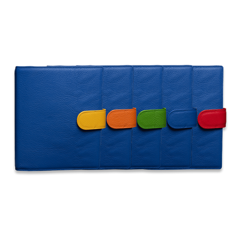 Das Bunte Ringbuch blau mit austauschbaren Laschen Das Bunte Ringbuch blau mit austauschbaren Laschen