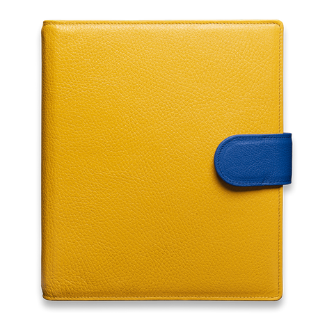 Das Bunte Ringbuch in Gelb mit blauer Lasche 2 Das Bunte Ringbuch in Gelb mit blauer Lasche 2