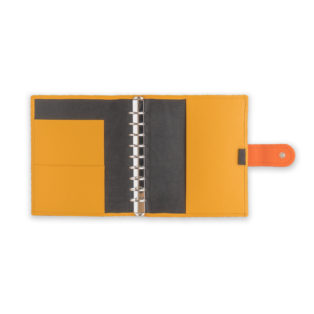 Das Bunte Ringbuch in Gelb mit blauer Lasche Inhalt Das Bunte Ringbuch in Gelb mit blauer Lasche Inhalt