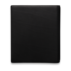 Rindnappa Leder Ringbuch in schwarz Rindnappa Leder Ringbuch in schwarz
