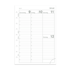 Wochenkalender mit Stundenleiste pro Woche 2 Seiten mit oder ohne Perforation Junior DIN A5  Wochenkalender mit Stundenleiste pro Woche 2 Seiten mit oder ohne Perforation Junior DIN A5