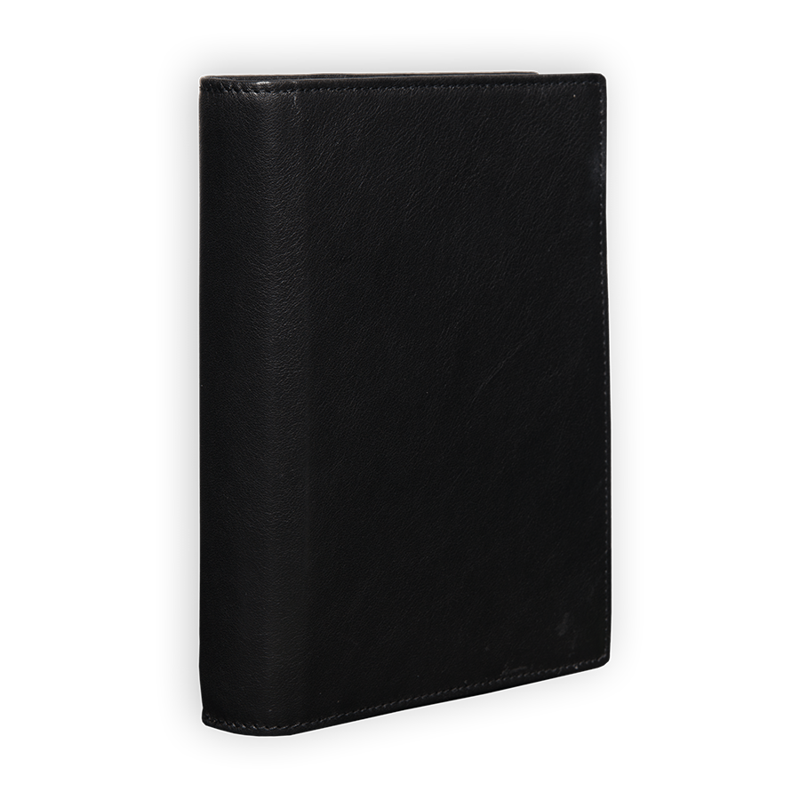 Ringbuch aus schwarzem Rindleder 5