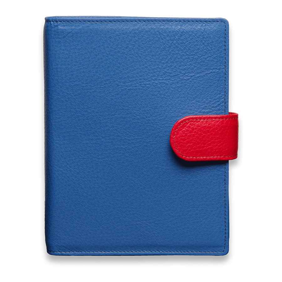 Das Bunte Ringbuch in Blau mit roter Lasche 1 Das Bunte Ringbuch in Blau mit roter Lasche 1