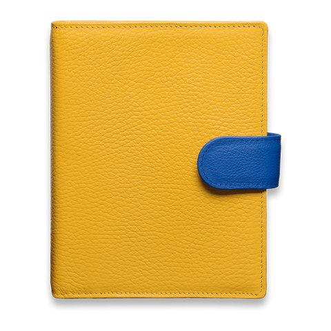 Das Bunte Ringbuch in Gelb mit austauschbaren Laschen Das Bunte Ringbuch in Gelb mit austauschbaren Laschen