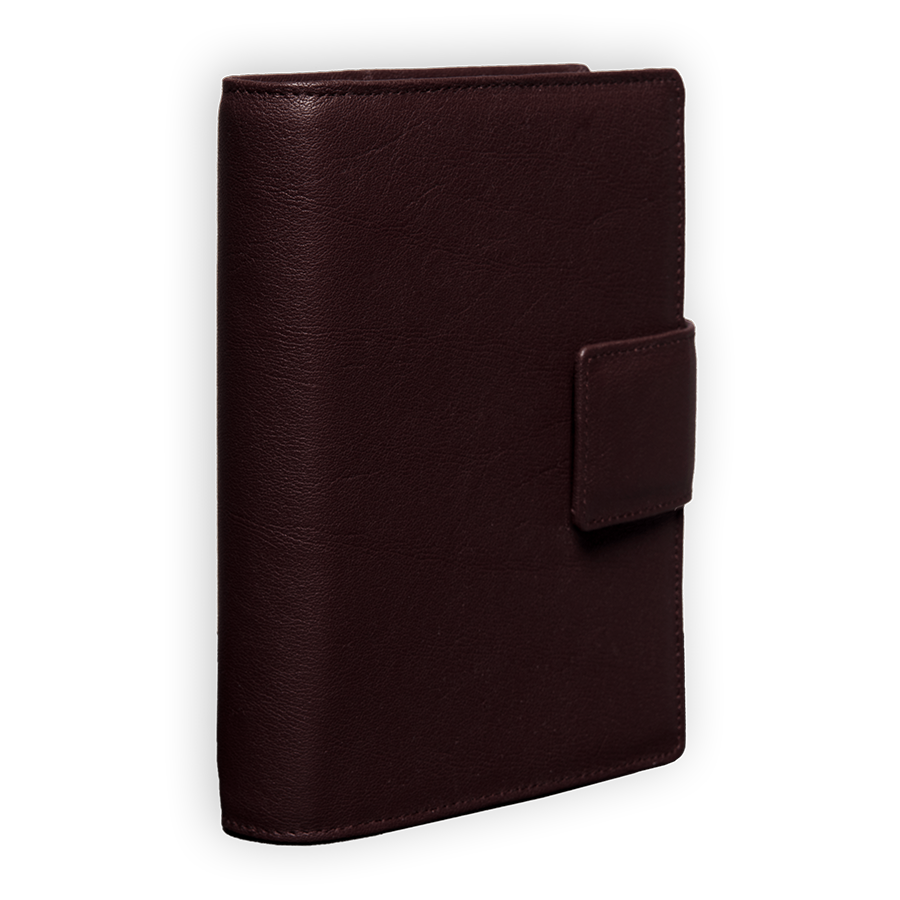 Hochwertiges Ringbuch Rindleder Rindnappa Druckknopfverschluss bordeaux Hochwertiges Ringbuch Rindleder Rindnappa Druckknopfverschluss bordeaux