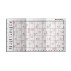 Planungskalender, gefalzt, zweifarbig Piccolo Junior DIN A5 Planungskalender, gefalzt, zweifarbig Piccolo Junior DIN A5