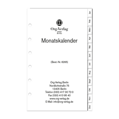 Monatskalender 2 Seiten pro Monat mit Monatsgriffleiste 2021 Monatskalender 2 Seiten pro Monat mit Monatsgriffleiste 2021