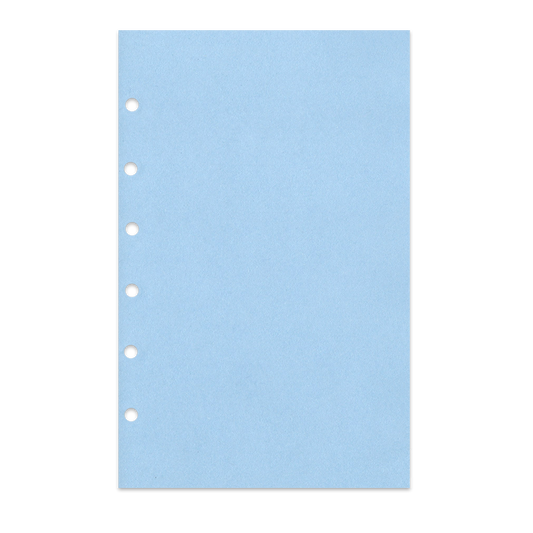 Notizpapier in blau 50 Blatt in verschiedenen Größen ohne Perforation