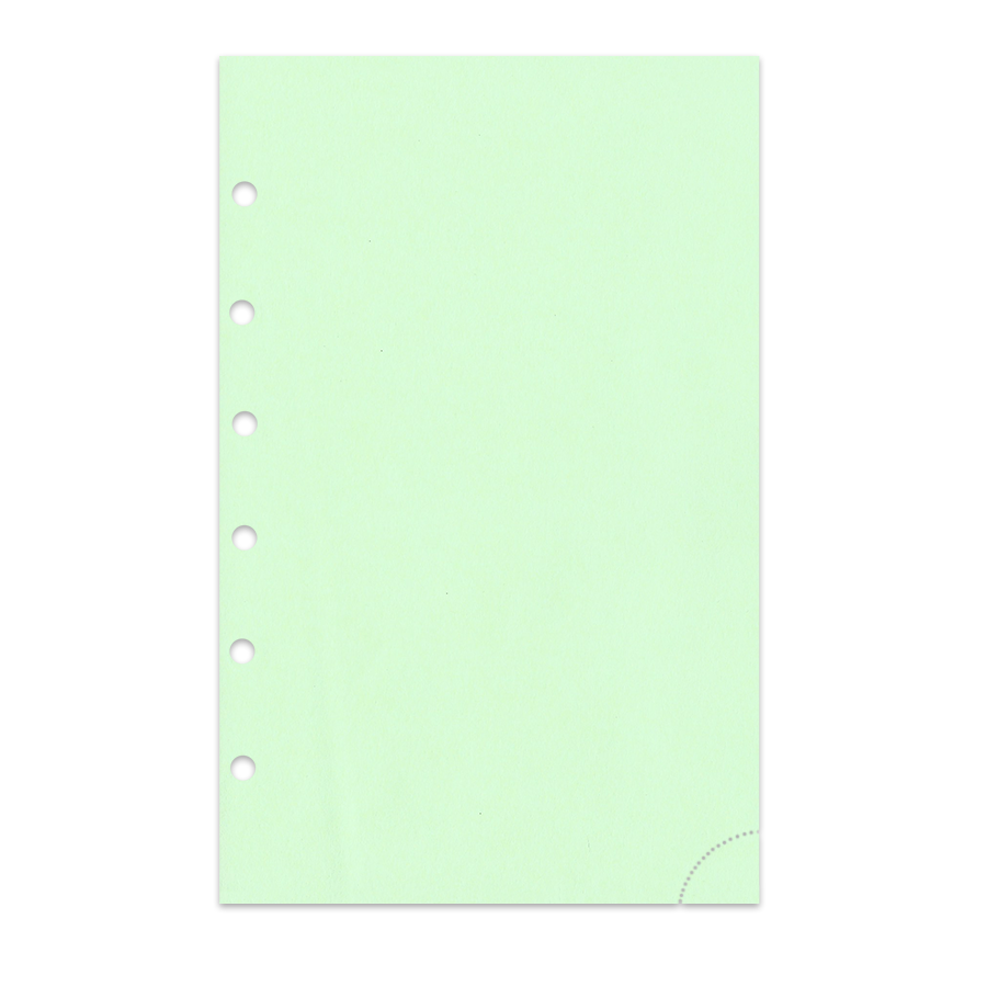 Notizpapier grün Junior Piccolo DIN A5 mit Perforation 50 Blatt