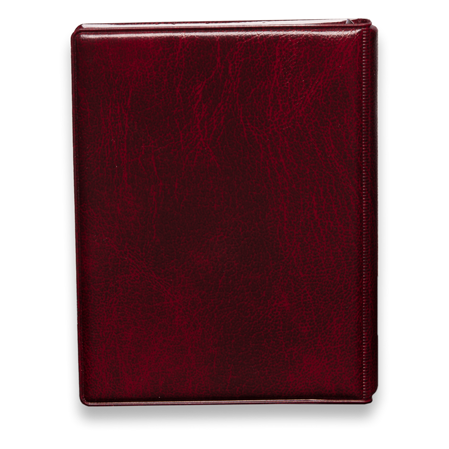 Ringbuch aus Kunststoff in Bourdeaux Ringbuch aus Kunststoff in Bourdeaux