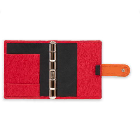 Das Bunte Ringbuch in rot mit austauschbarer Lasche 6