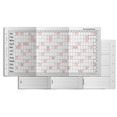 Piccolo Junior DIN A5 Planungskalender, gefalzt, zweifarbig Art.-Nr.250 Piccolo Junior DIN A5 Planungskalender, gefalzt, zweifarbig Art.-Nr.250