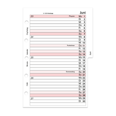 Monatskalender 2 Seiten pro Monat mit Monatsgriffleiste Piccolo Junior A5 Innensicht Monatskalender 2 Seiten pro Monat mit Monatsgriffleiste Piccolo Junior A5 Innensicht