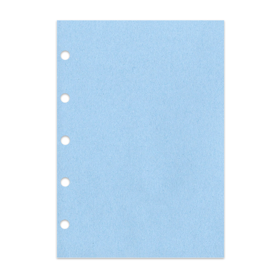 Notizpapier in blau 50 Blatt Junior Piccolo DIN A5 ohne Perforation