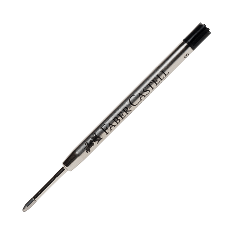Ersatzmine für den Premium-Birnbaum-Drehkugelschreiber + Basic Black Leder-Kugelschreiber