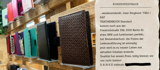 Kann ein Kalenderplaner ein Leben lang halten? - ORG-Verlag Berlin