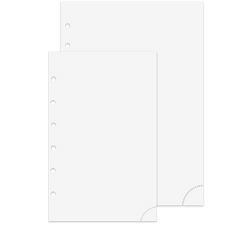 Notizpapier in weiß stärker 80 gr 30 Blatt