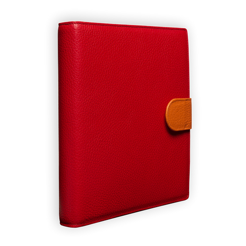 Das Bunte Ringbuch in rot mit austauschbarer Lasche 3