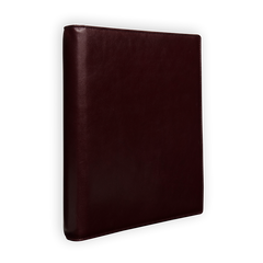 Edles Ringbuch Rindnappa-Leder bordeaux