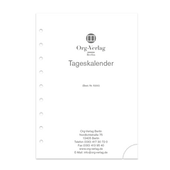 Tageskalender pro Tag 1 Seite Junior DIN A5