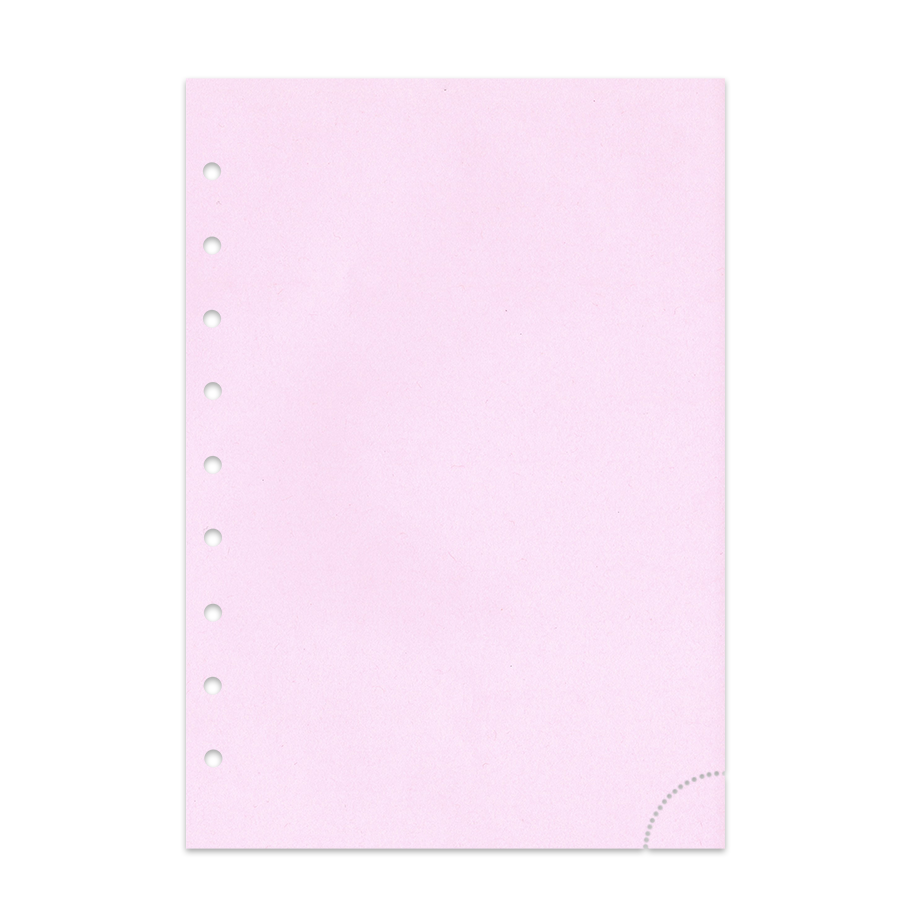 Notizpapier rosa mit Perforation 50 Blatt in verschiedenen Größen 