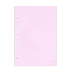 Notizpapier rosa mit Perforation 50 Blatt in verschiedenen Größen 