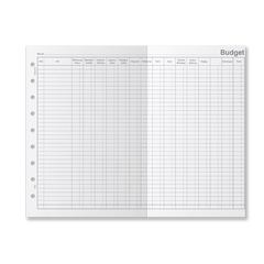 Budget-Planung Haushaltsbuch Piccolo Junior DIN A5 10 Blatt