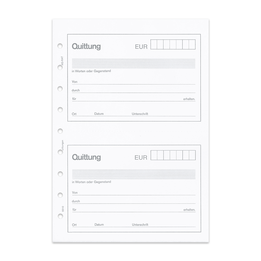 quittungen aufbewahren Quittungen