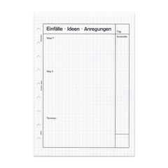 Einfälle Ideen Anregungen Junior DIN A5 20 Blatt