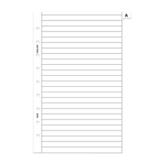 ABC-Register aus festerem Papier Junior A5 weiss