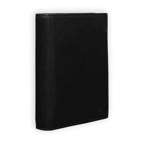 Ringbuch aus schwarzem Rindleder 5