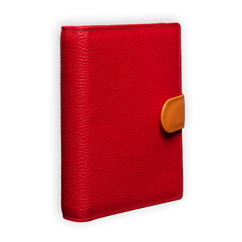 Das Bunte Ringbuch in rot mit austauschbarer Lasche