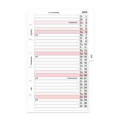 Monatskalender pro Monat 2 Seiten