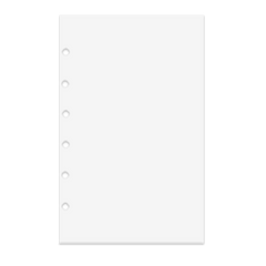 Notizpapier in weiß stärker 80 gr 30 Blatt ohne Perforation