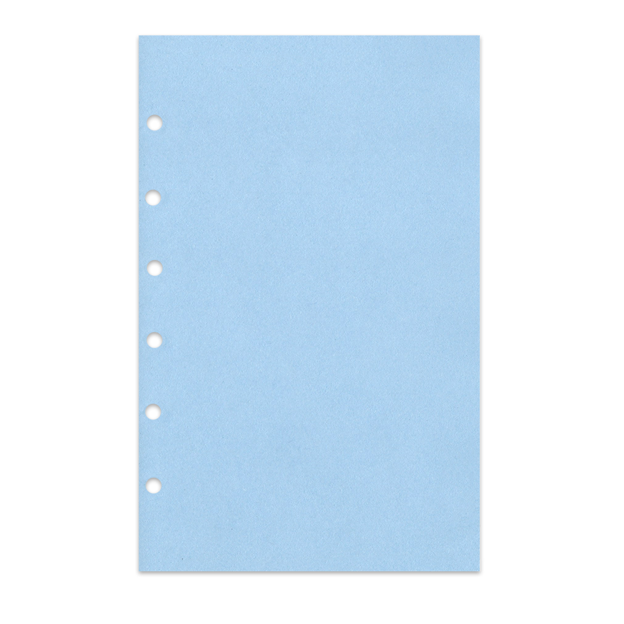 Notizpapier in blau 50 Blatt in verschiedenen Größen ohne Perforation