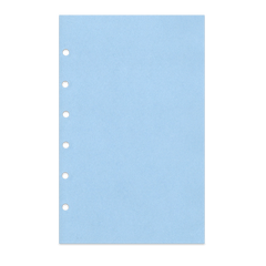 Notizpapier in blau 50 Blatt in verschiedenen Größen ohne Perforation