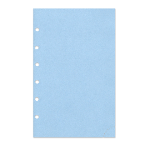 Notizpapier in blau 50 Blatt in verschiedenen Größen mit Perforation