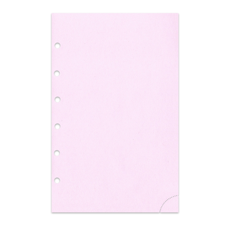 Notizpapier in rosa 50 Blatt mit Perforation Piccolo Junior DIN A5