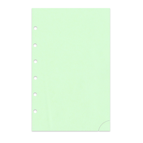 Notizpapier grün Junior Piccolo DIN A5 mit Perforation 50 Blatt