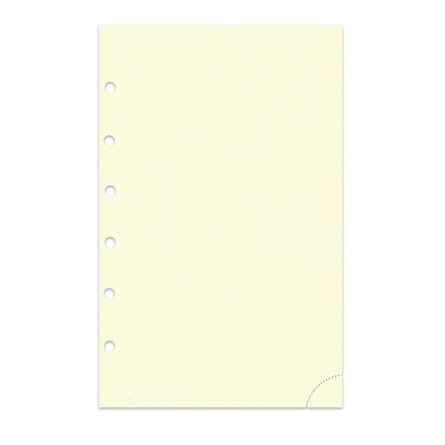 Notizpapier in chamois mit Perforation 50 Blatt