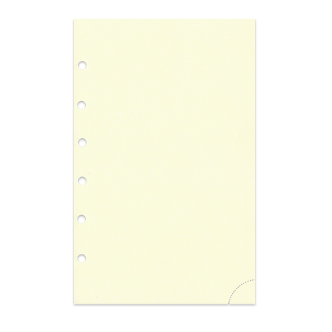 Notizpapier in chamois mit Perforation 50 Blatt