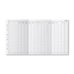 Budget-Planung Haushaltsbuch 10 Blatt Piccolo Junior DIN A5