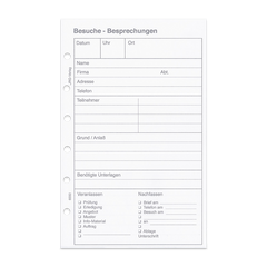 Besuche Besprechungen 20 Blatt Piccolo Junior DIN A5