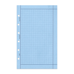 Karo-Arbeitsblatt 30 Blatt blau Junior DIN A5