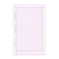 Karo-Arbeitsblatt 30 Blatt rosa Junior DIN A5