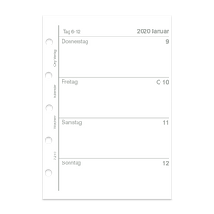 Wochenkalender pro Woche 2 Seiten Piccolo