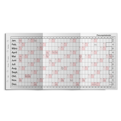 Art.-Nr.250 Piccolo Junior DIN A5 Planungskalender, gefalzt, zweifarbig 